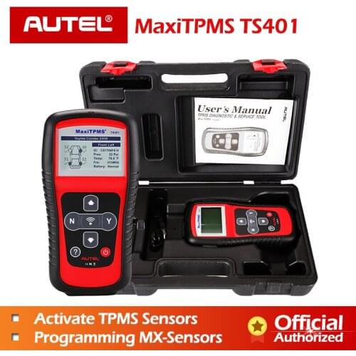 Autel TS401 TPMS Diagnostic Tool Copy ID 315mhz 433mhz Sensor Activation Programming Mx-Sensor MaxiTPMS Tyre Pressure Tester