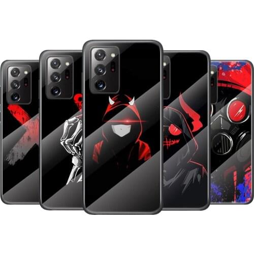 Tempered Glass Cover Devil Bad Boy Anime For Samsung Galaxy M51 M31 M21 A70 A50 A40 A30 A20 A10 Shockproof Shell Phone Case