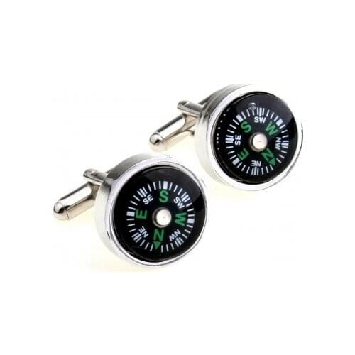 Black Blue Compass Cufflink 15 Pairs Free Shipping