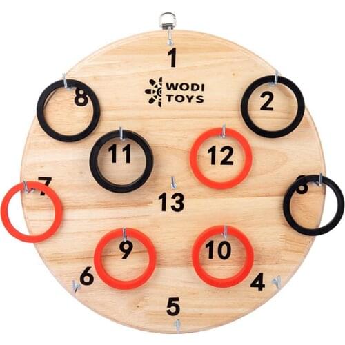 Drinking Game Toy Toy Wooden Ring Toss Game Toss Hook Board Games Indoor Wall Toss Ring Game Set For Kids Adults