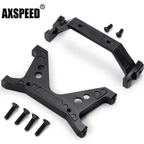 AXSPEED Front Rear Aluminum Chassis Mount for Axial SCX10 II 90046 90047 1/10 RC Crawler Car Upgrade Parts
