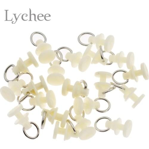Lychee Life 20pcs Curtain Track Glider Rail Curtain Hook Rollers High Quality Curtain Tracks Accessories