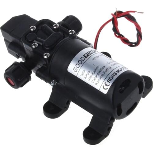 DC 12V 130PSI 6L/Min Water High Pressure Diaphragm Self Priming Pump 70W New
