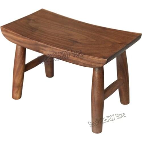 Solid Wood Small Stool Nordic Simple And Creative Childrens Low Stool Thickened Small Square Stool Toilet Stool Footstool