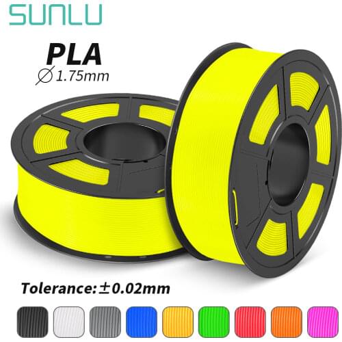 SUNLU PLA/PLA+Filament For 3D Printer 1.75MM Plastic PLA/PLA PLUS Filament 1KG With Spool 3D Printing Pen Filament Refills