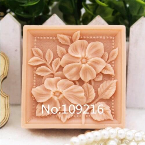 New Product!!1pcs Six Petal Flower (zx138) Silicone Handmade Soap Mold Crafts DIY Mould