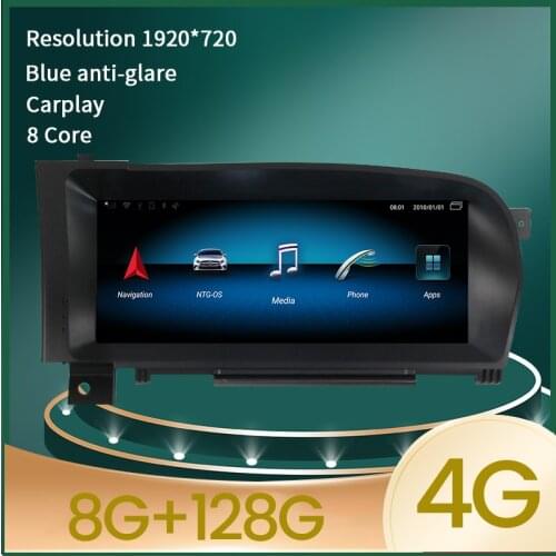 Support Carplay 4G net wifi Car DVD GPS for Mercedes Benz S-Class W221 S250 S280 S320 S350 S400 S500 S600 S63 SG5 AMG 2006-2013
