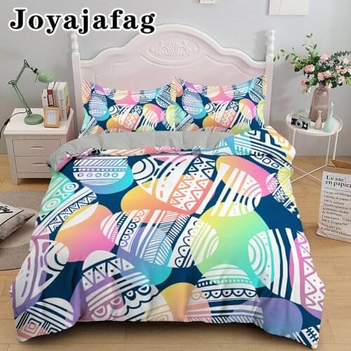 Happy Easter Egg Duvet Cover Cartoon Soft Microfiber Single King Queen Bedding Set For Bedroom Decor Bed Sets With Pillowcase