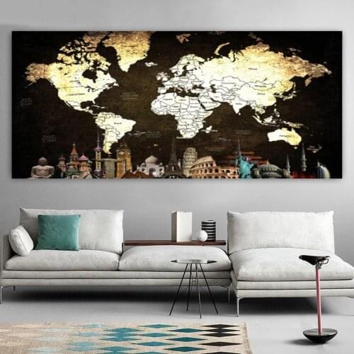 Full Round Diamond Embroidery world map 5D Diy Diamond Painting Full Square Mosaic Rhinestone Home Decor Gift Needlework