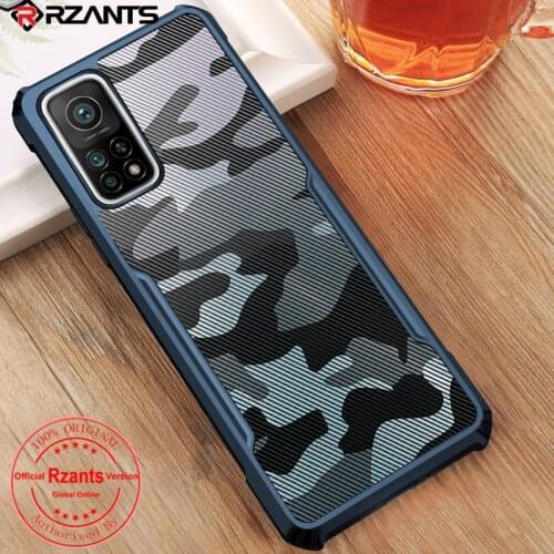 Rzants for Xiaomi Mi 10T 10T Pro case beetle camouflage Airbag pumper Shockproof Casing Transparent Phone Shell Funda Soft Cover