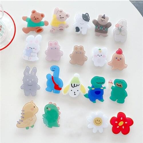 Cute Cartoon Irregular Grip Tok Support Telephone Griptok For iPhone Samsung Phone Ring Holder Folding Bracket Grip Talk Holder