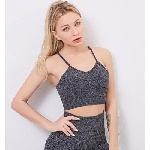 Cross-border Sports Bra High Waist Yoga Sets Stretch Hip-lifting Fitness Clothing Tight-fitting Calzas Deportivas Mujer Fitness