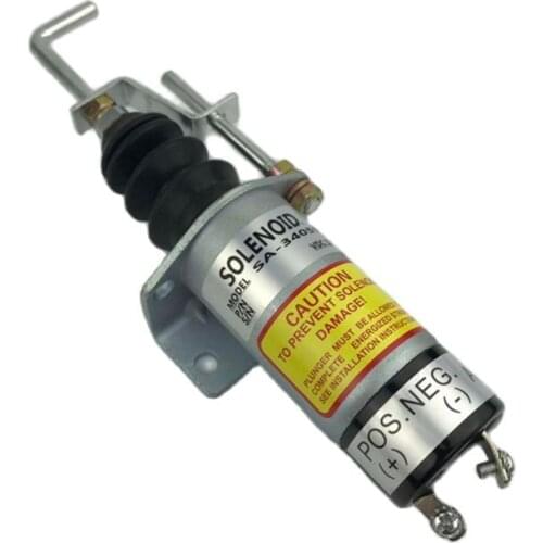 High Quality 12V Diesel Engine Fuel Shut Off Solenoid Valve SA-3405T 366-07197 366-07198 1502 Used For LPW2 LPW3 LPW4 LPWT4