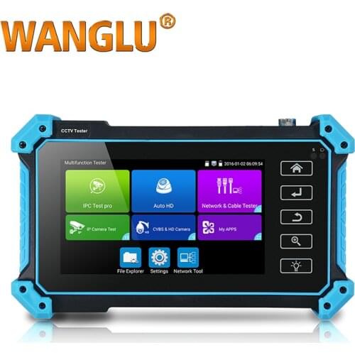 WANGLU New IPC-5100 Plus 4K IP CVI TVI AHD Analog 5 IN 1 VGA & 4K HDMI input HD CCTV Tester