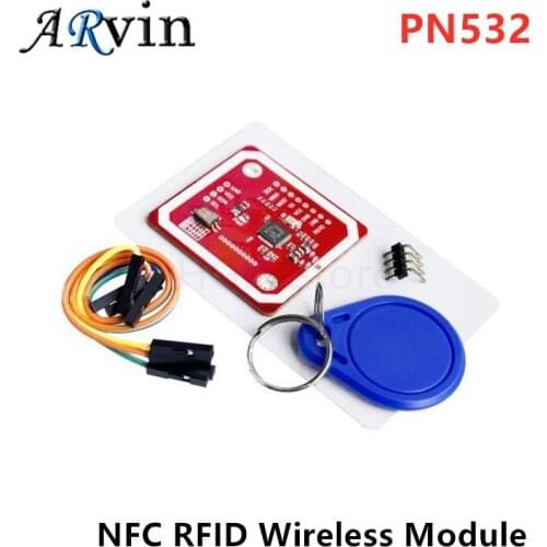 1Set PN532 NFC RFID Wireless Module V3 User Kits Reader Writer Mode IC S50 Card PCB Attenna I2C IIC SPI HSU For Arduino
