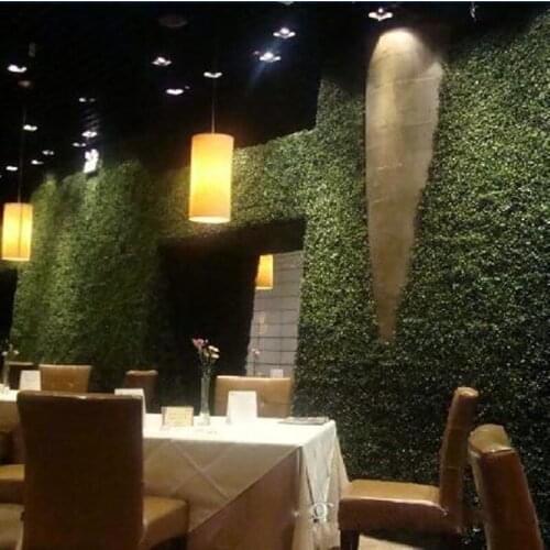 1pcs 25 X 25 cm Artificial Grass plastic boxwood mat topiary tree Milan Grass for garden,home ,Store,wedding decoration