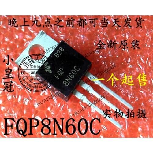 1Pieces new Original FQP8N60C FQP 8N60C TO-220 In stock real picture