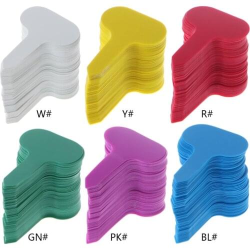 100Pcs Cute Garden Plant Labels Plastic Plant T-type Stake Tags Markers Nursery Pots Garden Decoration Seedling Tray Mark Tools