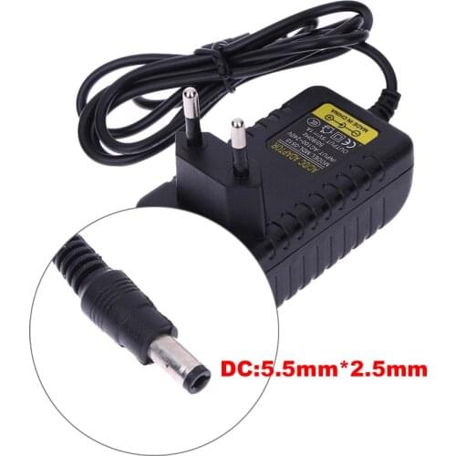 100cm AC 100-240V Converter Adapter DC 5.5mm x 2.5MM 5V 1A 1000mA 50-60Hz Charger EU Plug Regulated DC Power Adapter Charger