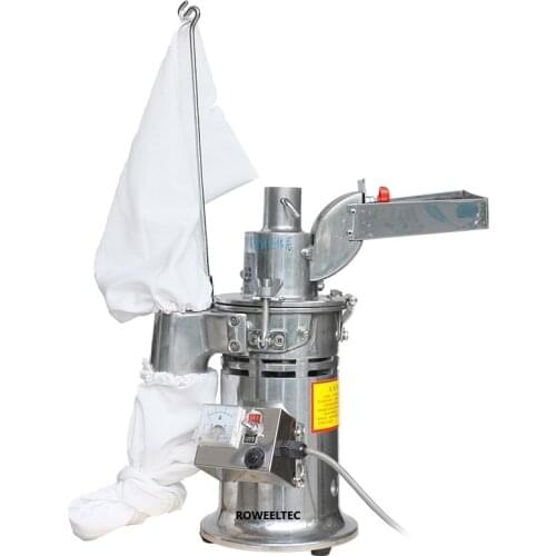 15kg/h Automatic table-type continuous Hammer Mill Herb Grinder pulverizer 110V 220V H