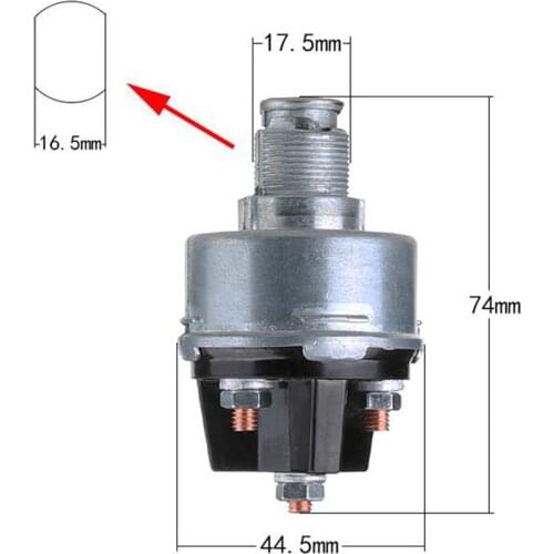 2 Position Ignition Starter Key Switch for Universal Car Truck Key Start