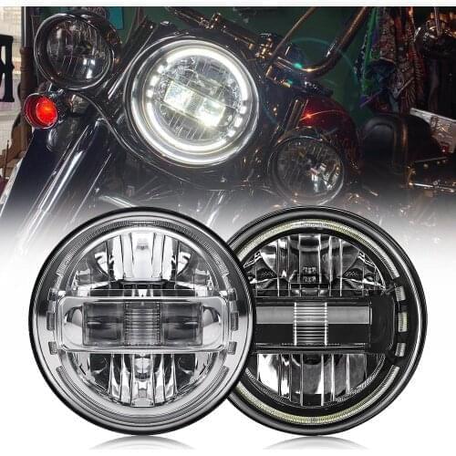 7 inch LED Motorcycle Headlight Motorcycle Accessories For Harley Davidsion Street Glide Road King Yamaha Jeep JK Lada Niva 4x4