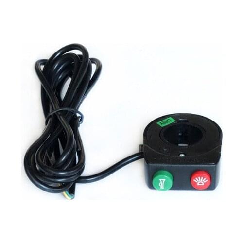 Electric Bicycle Accessories E-bike Switch Light Horn Switch On/Off Handlebar 22mm Modification Headlight Push Button