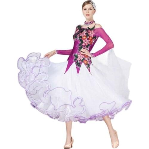 B-1754 New ballroom dance dresses kids clothes for performance wear