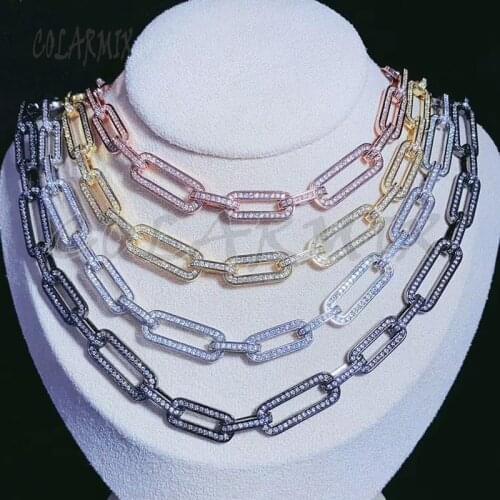 1 meters Whole crystal chain all stone chain necklace High quality stone Chain necklace accessories for jewelry making 50748