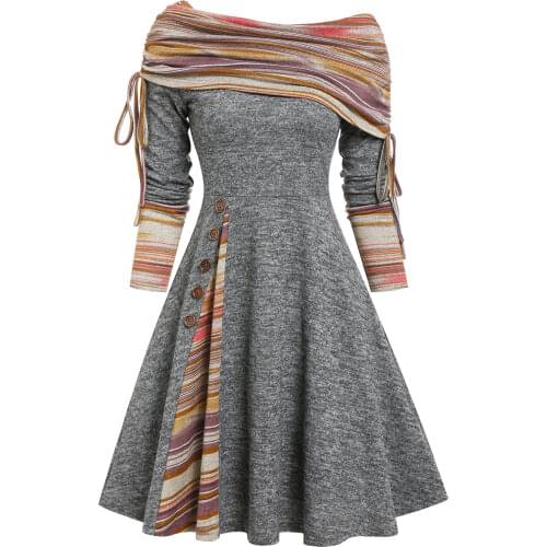 Dressfo Fashionable Knitted Dresses