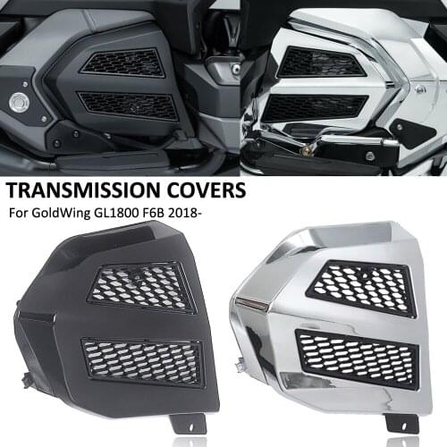Engine Transmission Covers Chrome or Black For Honda Gold Wing GL1800 GL1800 F6B 2018-2021 Fairing Radiator Grille Cover