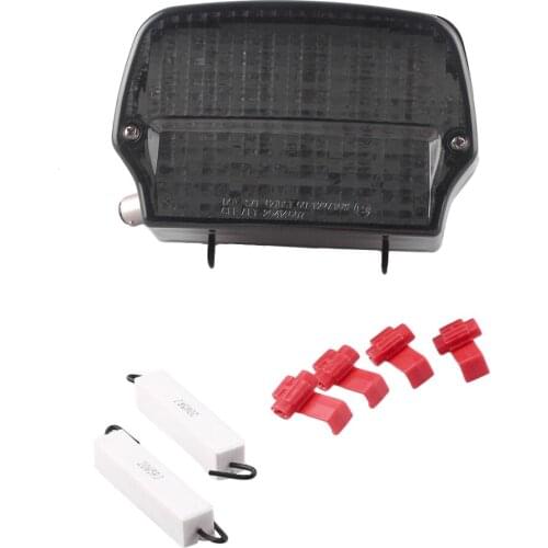 E-Mark Integrated LED Motorcycle Rear Tail Brake Light Turn Signal Stop Lamp Taillight For BMW R100R All Years