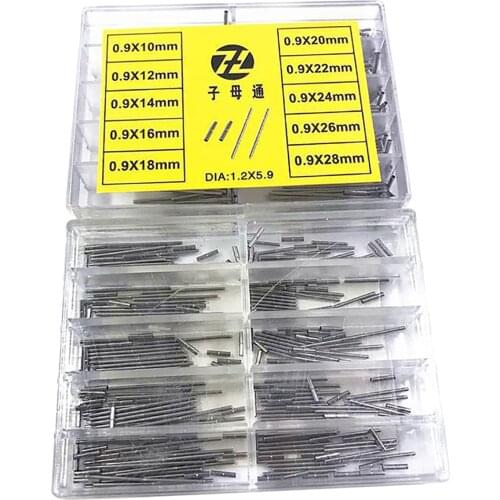 Stainless Steel 0.9mm 10mm~28mm Watchband Tube Bars Set Boxed Mother-Child