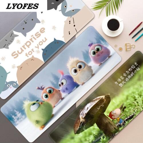 Kawaii Desk Pad Large Cute Mouse Pad Gaming Desk Mats Laptop Mouse Mat Gamer Mousepad Keyboard Table Protector for Game Office