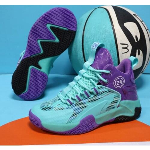 New Big Children Sports Shoes Autumn Breathable Boys Basketball Shoes Non-slip Mesh Kids Sneakers Child Boy Basket Trainer Shoes