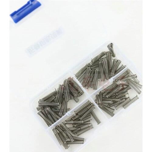 100Pcs Car Flip Remote Key Spring Set Auto Tool Part Repair Accessories Rotating Shaft Spring