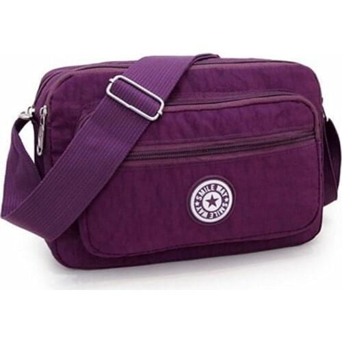 Hot Middle-aged Mommy Messenger Bag Canvas Multifunction Single Shoulder Female Bag Casual Mobile Phone Bag Summer Tide Bag