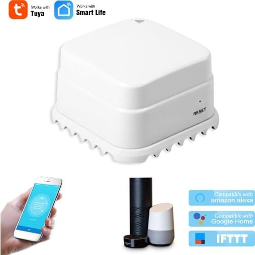 WIFI Water Leak Sensor Water Leakage Intrusion Siren Detector Alert Water Level Overflow Alarm Tuya Smart Life Remote Control