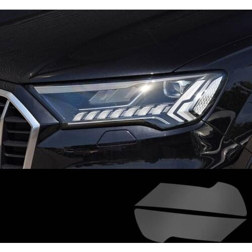 Car headlight anti-scratch protective film for audi Q7 2016 2017 2018 2019 2020 2021 2022 sticker accessory Q8 4M exterior