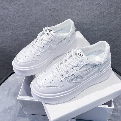 2021 White Sneakers Women Summer New Mesh Ladies Vulcanized Breathable Sports Basket Femme Casual Platform Sneakers Women AC-58
