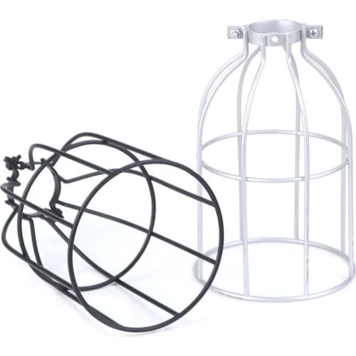 1pc Birdcage Metal Guard Pendant Light Bulb Cage Ceiling Hanging vintage Lampshade Cage for restaurant ceiling light wall sconce