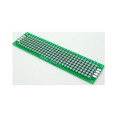 10 pcs 2x8 cm Prototype Double-Side PCB 2x8 Panel Universal Board diy electronics