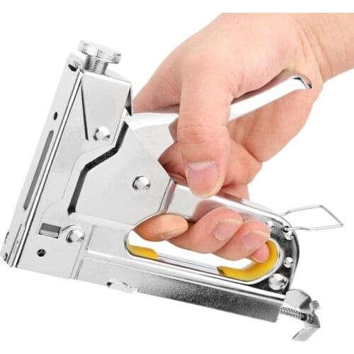 3 In 1 Nail Gun Manual Staple Gun Furniture Nailer Plastic Stapler Alloy Steel Framing stapler