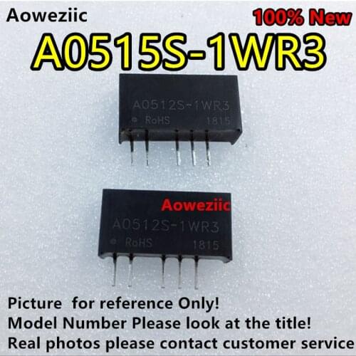 Aoweziic 5PCS/lot A0515S-1WR3 A0515S-1W New Original Input: 5V Dual Output: +15V 0.03A,-15V -0.03A DC-DC Isolate