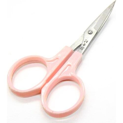 Free shipping 5pcs lot wangwuquan curved blade thread clipping scissors durable yarn cutting trimmer
