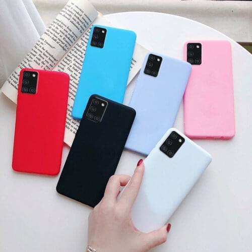 For Samsung A51 Case For Samsung Galaxy A31 A51 A71 a 31 51 71 Case Cover Cute Matte Silicone Soft Back Protective Phone Cases