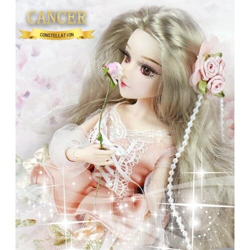DBS MMGirl 12 constellations Cancer like BJD 1/6 30CM three-dimensional decorative flowers dream new set of toy girl gift