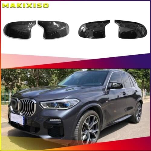 For BMW X3 X4 X5 X6 2014 2015 2016 2017 2018 Rear View Side Mirror Cover F25 F26 F15 F16 Carbon fiber pattern Accessories