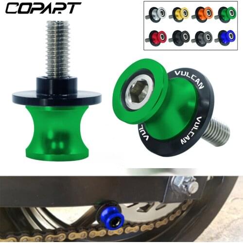 For Kawasaki 650 VULCAN S 650 900 2015-2020 Motorcycle Swingarm Spools Slider CNC Rear Swing Arm Cover Stand Screws Paddock