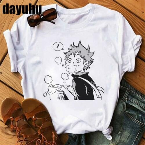 Oya Oya Oya Haikyuu Harajuku T-shirt Men Japanese Kuroo Anime Graphic Tshirt Bokuto Manga Shoyo Volleyball Creative T Shirt Male